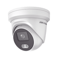 Camara Turret IP 4MP ColorVu Lente 4mm Luz Blanca 30m Microfono WDR Hikvision DS-2CD2347G2-LU