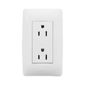 Contacto Dúplex de 127 V~60 Hz 15 A / Color Blanco.