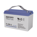 Batería Solar 12V 100Ah VRLA AGM Ciclo Profundo Terminales M6 EPCOM POWERLINE PL-100-D12
