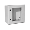 Gabinete de Poliéster IP65 Puerta Transparente 40x40x20 cm