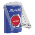 Botón de Emergencia de Superficie Tapa Policarbonato Doble Relé Forma C Restablece Girando ADA UL/cUL CE STI SS2429EM-ES