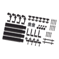 Sistema de Montaje Paneles Solares Arreglo 1x4 Aluminio Anodizado 20-45° 136 km/h EPCOM POWERLINE EPL-AMO011X4-STBLK
