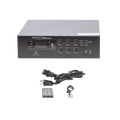 Mini Amplificador de Audio Mezclador | 120W RMS | Sistema 70/100V | MP3 | Tuner | Bluetooth | Musica ambiental y Voceo