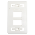Placa de Pared Modular MAX, de 4 Salidas, Color Blanco, Versión Bulk (Sin Empaque Individual)