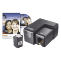 KIT de Impresora de Tarjetas Inyección de Tinta / Incluye Cartucho y Software/ Una Cara /Impresión Sobre el Borde