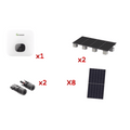 Kit Solar Interconexión 5kW 220Vca Inversor Montaje Incluido GROWATT MIN5000KIT1