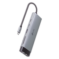 Hub USB-C 9 en 1 HDMI 4K 60Hz Ethernet Gigabit Lector SD MicroSD 100W PD 3 USB-A TP-LINK UH9120C