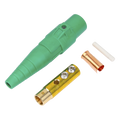 Conector Camlock Hembra 400 A 600 V AC Verde 50-95 mm² Termoplástico EPCOM PROAUDIO EPCAMLOCK400AFGREEN