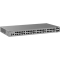 Switch de Acceso Gigabit / 48 Puertos 10/100/1000BASE-T / 4 Puertos SFP+ 1GE/2.5GE/10GE / Capacidad 176 Gbps / Capa 3 / VSU / 1 RU / Alimentación Fija AC / Línea Cybrey