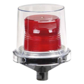 Luz de advertencia LED para ubicaciones peligrosas Electraray®, UL y cUL Homologado UL y cUL para Clase I, División 2, Grupos A, B, C y D; Clase II División 2, Grupos F y G; Clase III , 240 VCA, color Rojo, parpadeo predeterminado