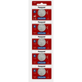 Batería Litio 3V CR2450 No Recargable Tipo Moneda Tira 5pz Panasonic CR2450PL/5B