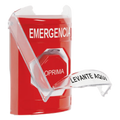 Botón Multipropósito Stopper Station Superficie Policarbonato Pre-Alarma Rojo 10A 250VAC -40 a 121°C Interior Español STI SS20A2EM-ES