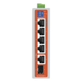 Switch Industrial PoE 4 Puertos Fast Ethernet 2 Uplink Gigabit Alcance 250m 90W WI-TEK WIPS206GFIV2