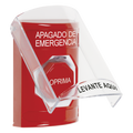 Botón de Apagado de Emergencia con Llave Reset Bocina 2 Relevadores NO/NC Tapa Policarbonato -40°C a 121°C STI SS20A2PO-ES