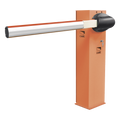 Kit de barrera vehicular CAME G3750 / Gabinete naranja / Incluye mástil de 4 metros sin iluminación / Incluye resorte 001G04060 (Resorte verde)