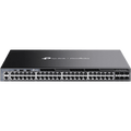 Switch Gestionable L3 / 48 Puertos Gigabit / 6 Slots SFP+ 10G / Capacidad 216 Gbps / Apilamiento 8 Unidades / Fuentes Redundantes