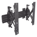 Soporte de Pared para Videowall / Push-in Pop-out / VESA 100x100 a 600x400 mm / Pantallas 37 a 75 pulgadas / Carga 30 kg (66 lbs)
