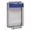 Cubierta Universal Transparente Policarbonato UV Montaje a Ras ADA -40 a 121°C Mensaje en Español STI STI-13010-NB