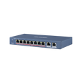 Switch PoE+ / No Administrable / 7 Puertos 10/100 Mbps PoE+(30 W) / 1 Puerto 100 Mbps PoE++ (60W) / 2 Puertos 10/100/1000 Mbps / PoE hasta 250m / 110W