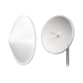 Kit de Antena y radomo, ganancia de 28 dBi, rango de frecuencia extendida (4.9 a 6.5 GHz), conectores N-Macho, incluye jumper, distancia de hasta 15 km