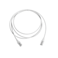 Patch Cord MC6 Modular Cat6 UTP CM/LS0H 7ft Color Blanco Diámetro Reducido (28AWG) Versión Bulk (Sin Empaque Individual)
