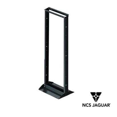 Rack Vertical Rack De 2 Postes De 28ur Capacidad De Carga De 400kg Ur Marcadas Preparado Para Anclaje En Piso O Techo Postes Para Tornillo 12-24 5/8 - SILYMX