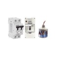 Kit de Centro de Carga Para Corriente Directa, Breaker de hasta 800 Vcc de 63 A con Supresor de Descargas Atmosféricas.