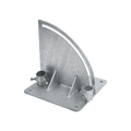 Base Para Mástil Con Ajuste De Ángulo. Diámetros De Mastil: 1" A 2" SLM-BA-8G