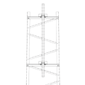 Brazo para Sección #7 Torre Titan con Herrajes y Mástil de 6' (1.8m).