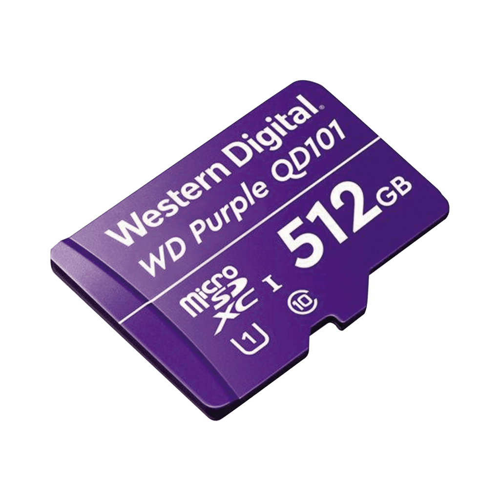 Memoria microSD de 512 GB PURPLE, Especializada Para Videovigilancia, 10 VECES MAYOR DURACIÓN, 3 AÑOS DE GARANTIA - SILYMX