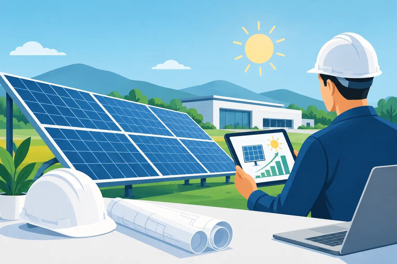 Energía solar para proyectos técnicos rentables
