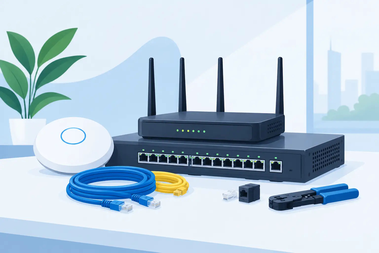 Hardware para instalación de redes que sí necesitas