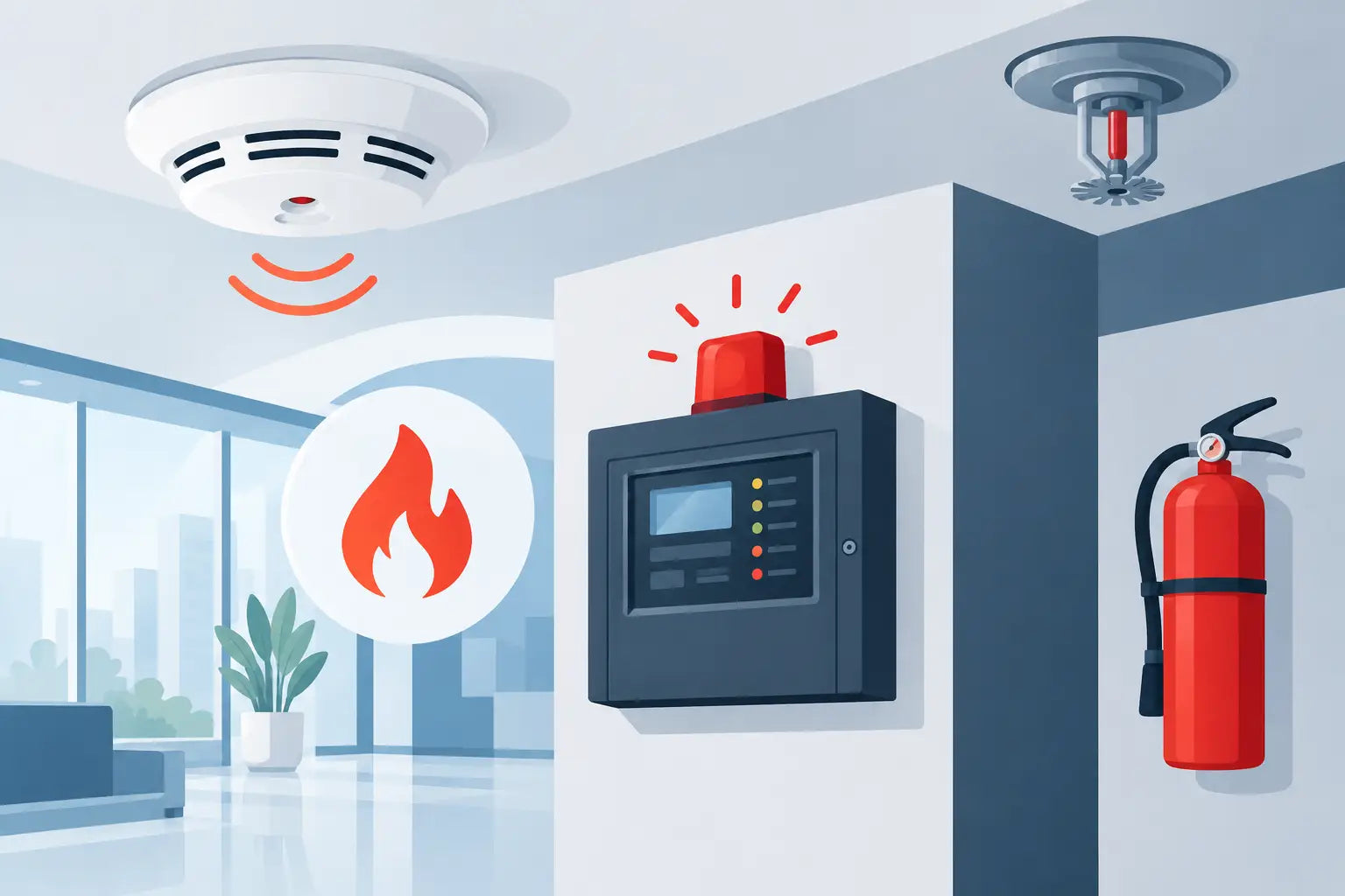 Guía de sistemas de detección de incendio