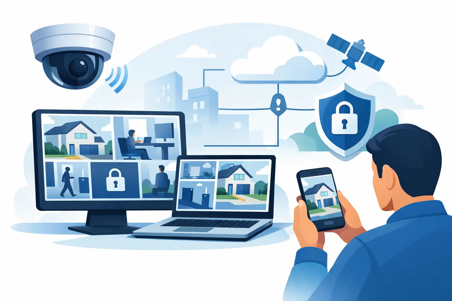 Cómo configurar videovigilancia remota segura