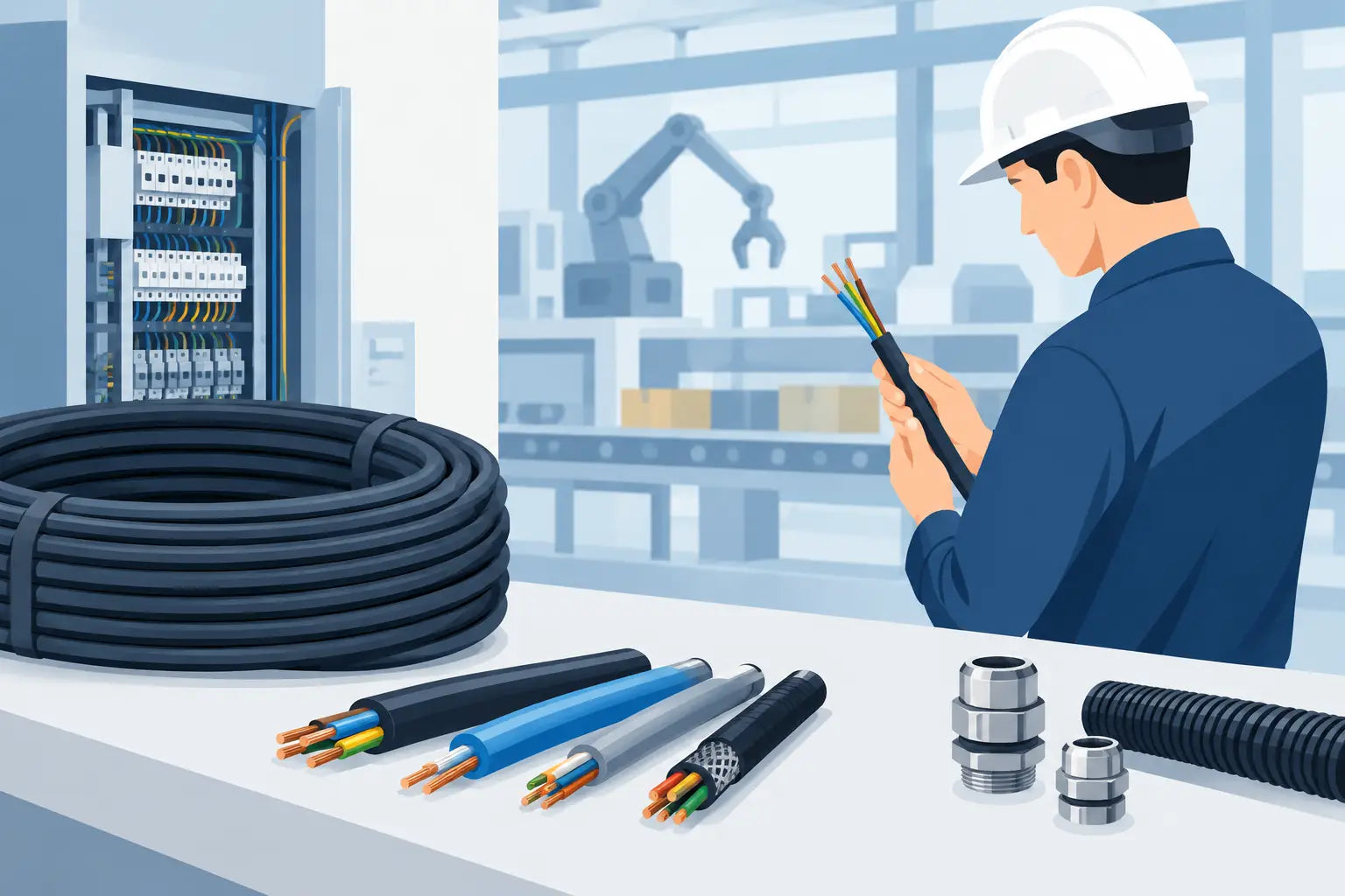Cableado industrial: claves para elegirlo bien