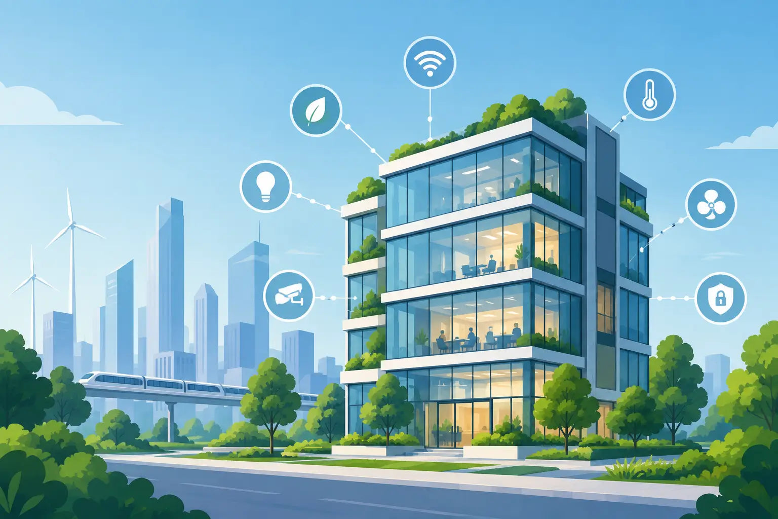 Tendencias de edificios inteligentes para 2026