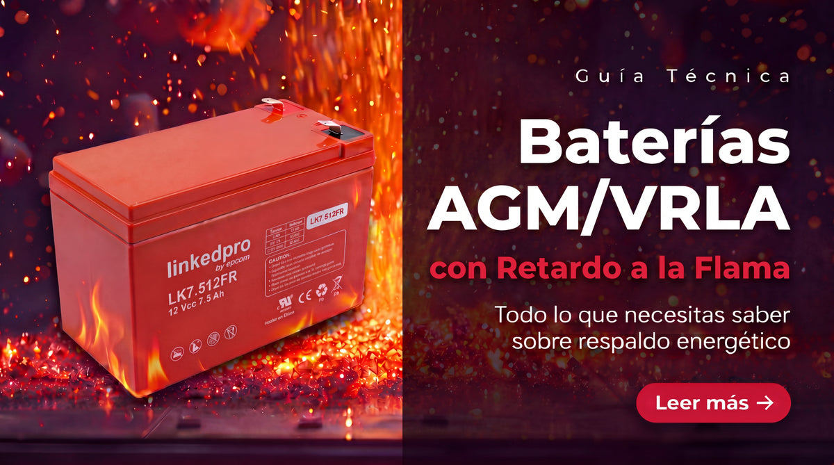 Baterías AGM retardantes a la flama UL94-V0: qué son, modelos y cómo elegir la capacidad