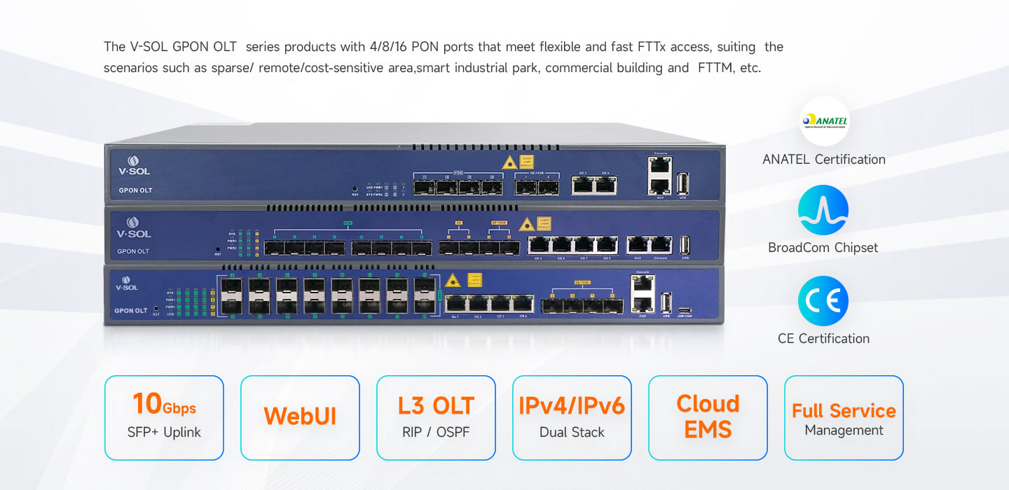 V-SOL - Como configurar tu OLT GPON + ONU en modo Router con VLAN TAG