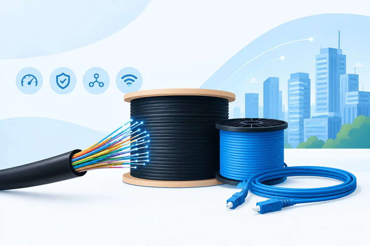 Mejores marcas de fibra óptica para proyectos