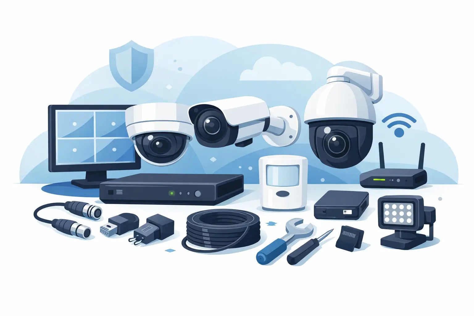 Guía de accesorios para CCTV que sí necesitas