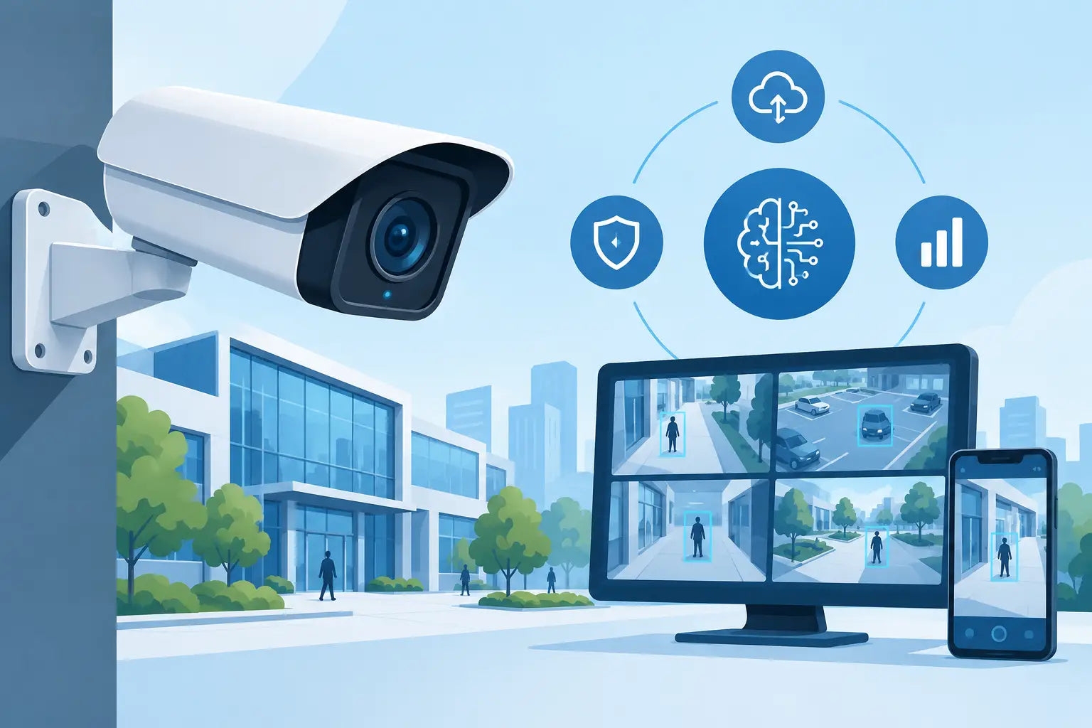 Tendencias de CCTV inteligente para proyectos