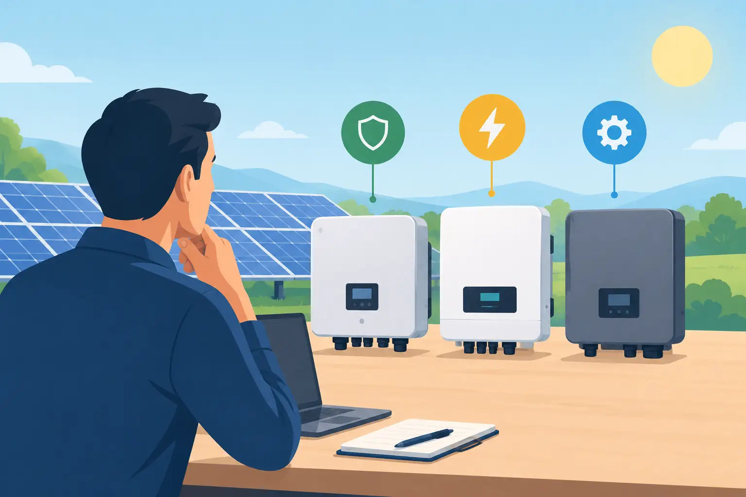 Guía para seleccionar inversor en proyectos solares