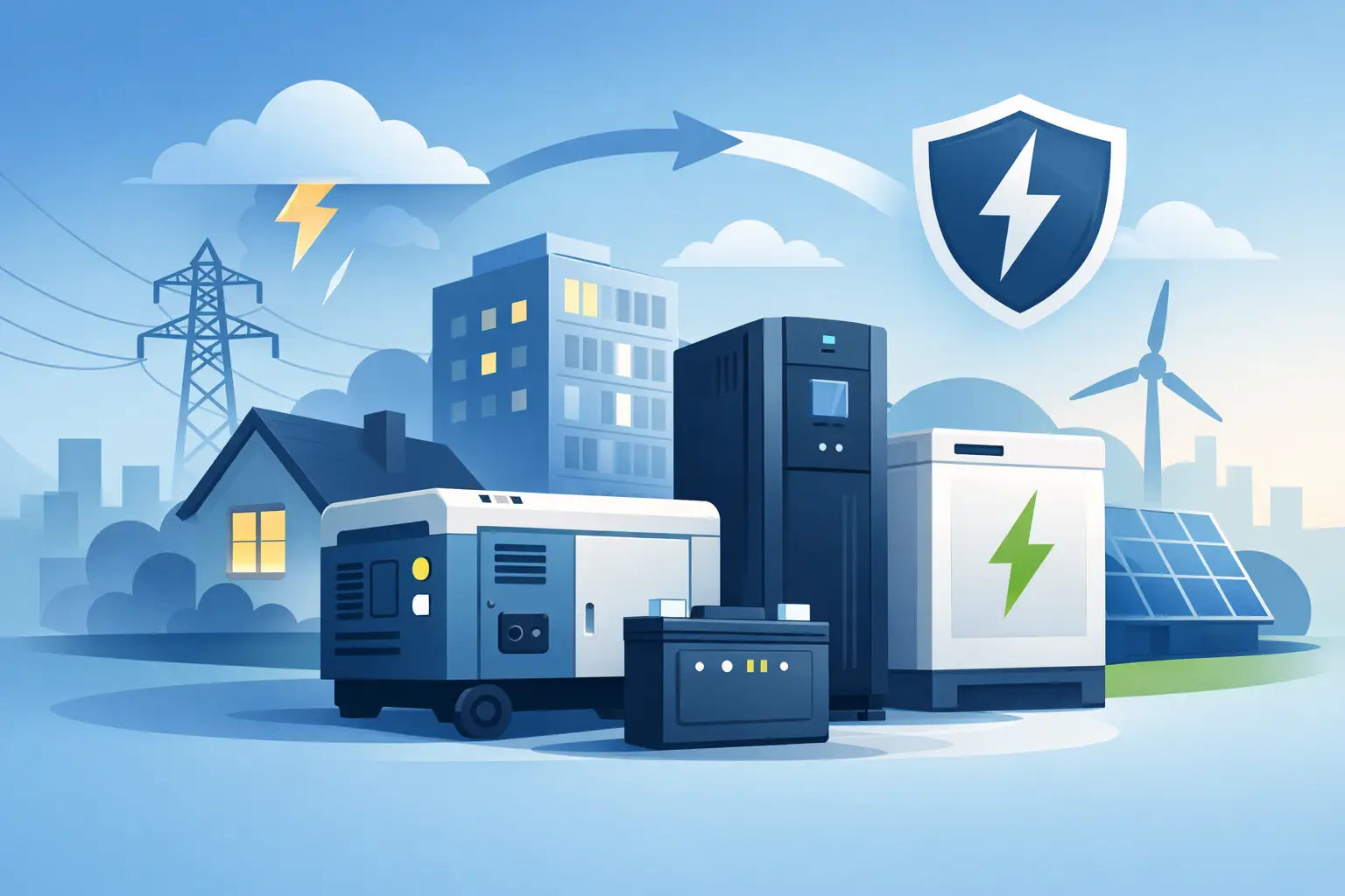 Mejores soluciones de respaldo eléctrico