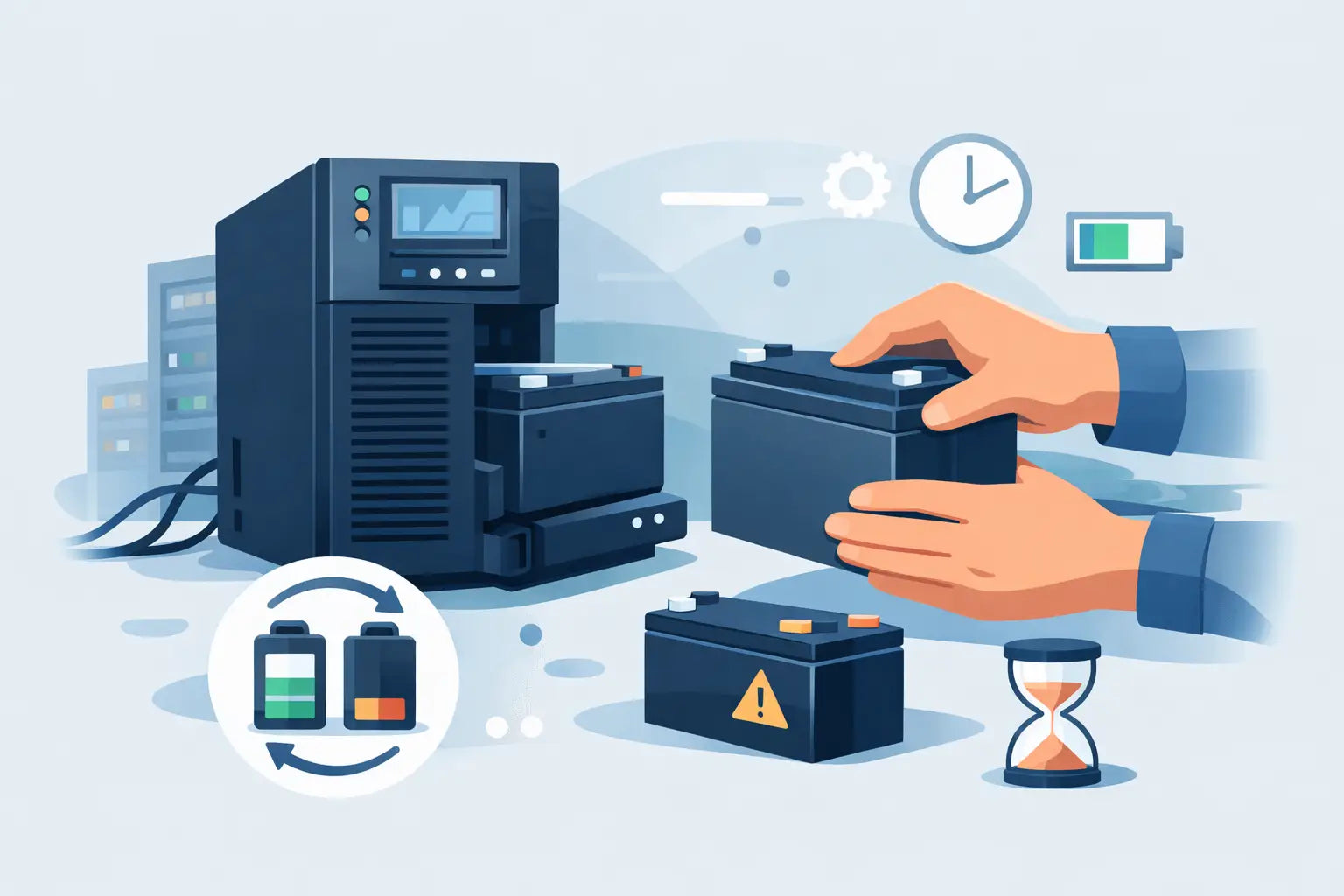 Cada cuánto cambiar baterías UPS