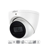 Camara Domo EyeBall 4K Starlight 8 Megapixeles Lente 2.8 mm IR de 50 Mts WDR Real 120 dB Microfono Integrado + 1 Canal de Audio IP67 DH-HAC-HDW2802TN-A - SILYMX