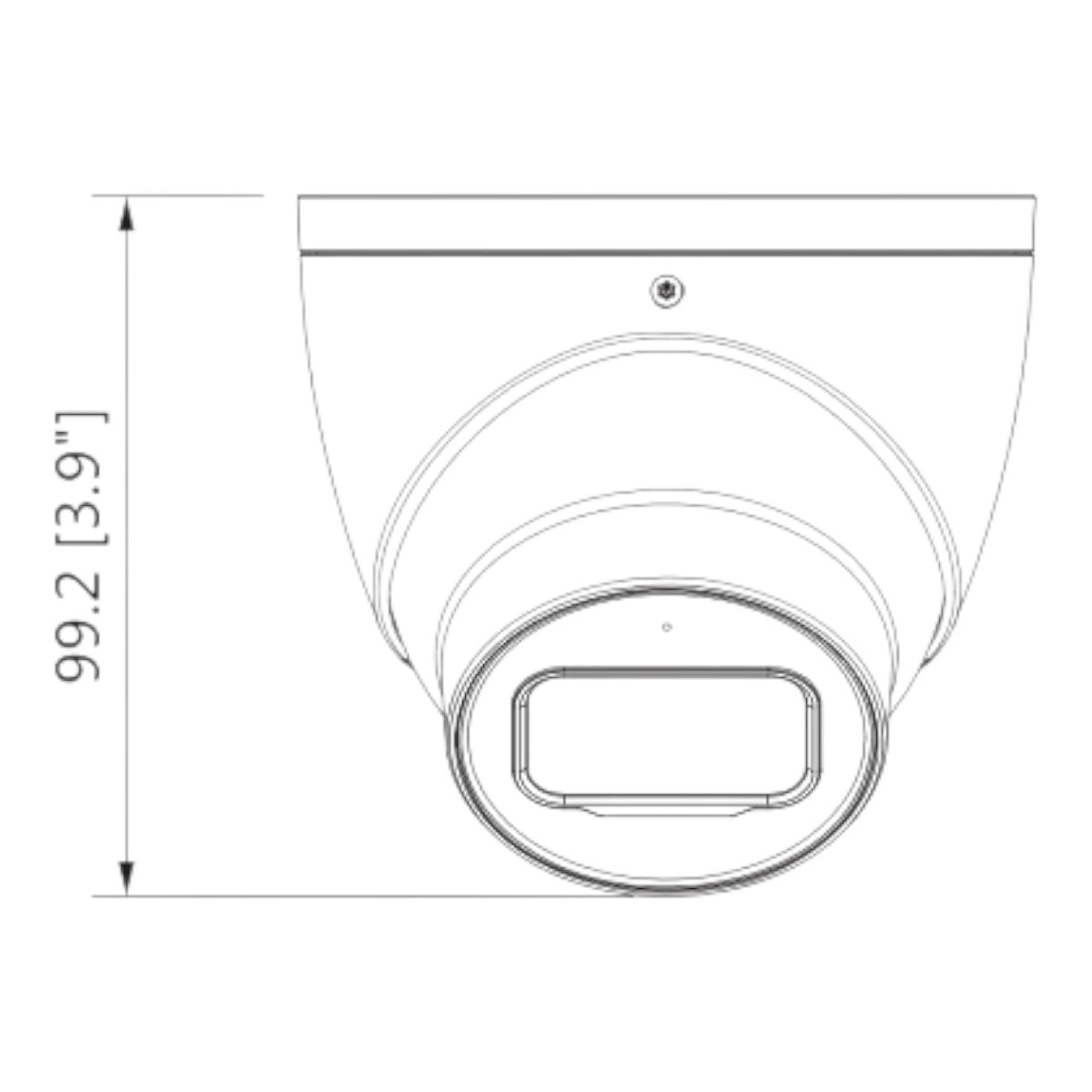 Camara Domo EyeBall 4K Starlight 8 Megapixeles Lente 2.8 mm IR de 50 Mts WDR Real 120 dB Microfono Integrado + 1 Canal de Audio IP67 DH-HAC-HDW2802TN-A - SILYMX
