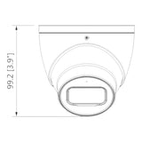 Camara Domo EyeBall 4K Starlight 8 Megapixeles Lente 2.8 mm IR de 50 Mts WDR Real 120 dB Microfono Integrado + 1 Canal de Audio IP67 DH-HAC-HDW2802TN-A - SILYMX