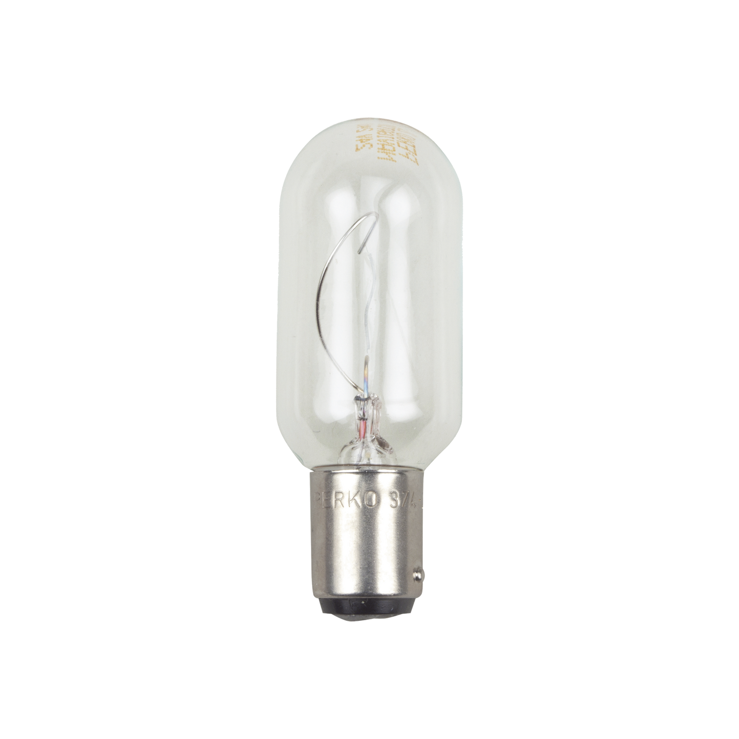 Bombilla transparente de 120 Vca / 30 W de doble contacto 