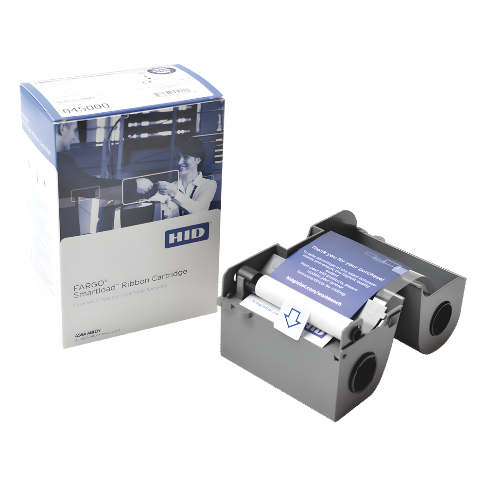 Cartucho de Ribbon YMCKOK Full Color Doble Resina Negra 200 Impresiones 300 dpi para DTC1250e y DTC1000 HID 045010 - Imagen 4