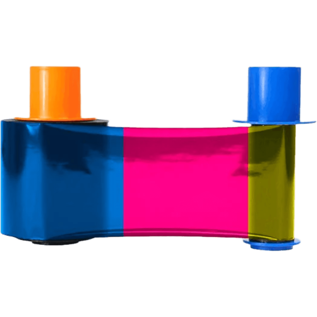 Cartucho Ribbon YMCKOK Full Color 2 Resinas Negras 250 Impresiones para DTC1250e y DTC1000 HID 045031 - Imagen 1
